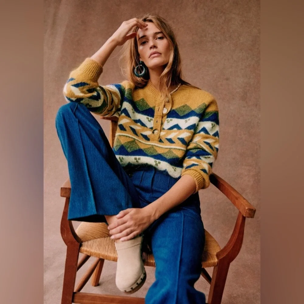 Sezane | NWOT Georges Jumper Multicolor Small